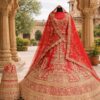 Red Bridal  Lehenga